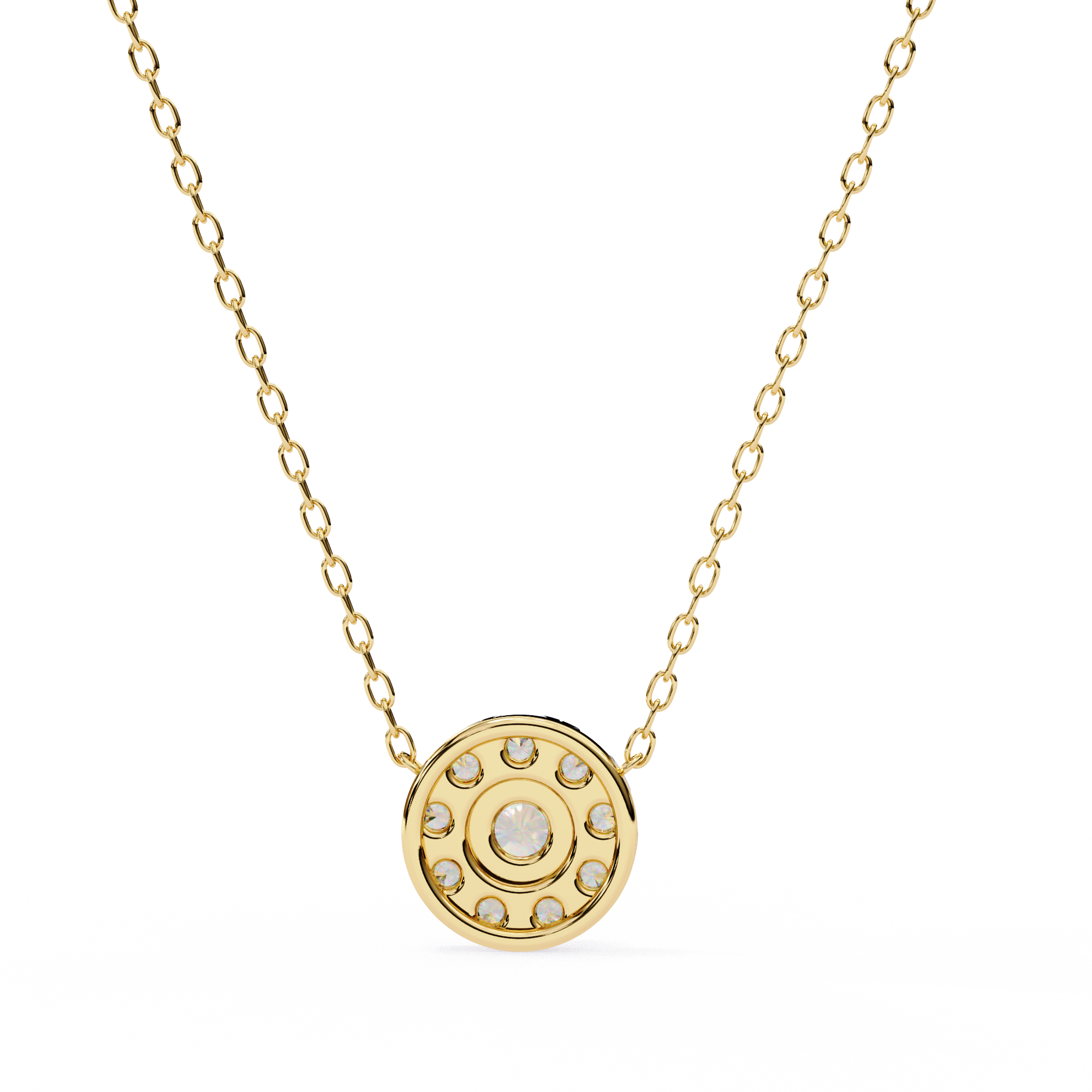Solitairekart 0.24ct Natural Diamond Round Cut Pendant-HI Color, VS-SI Clarity
